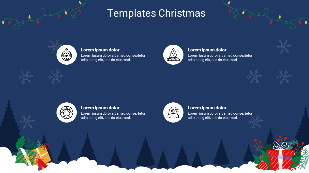 Google Slides Templates Christmas